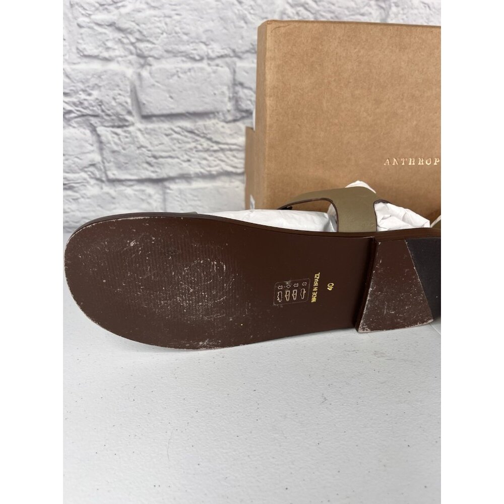 ANTHROPOLOGIE Women's Moss Leather Gladiator Ring Sandals EU 40/US 9-9.5 - Picture 4 of 7
